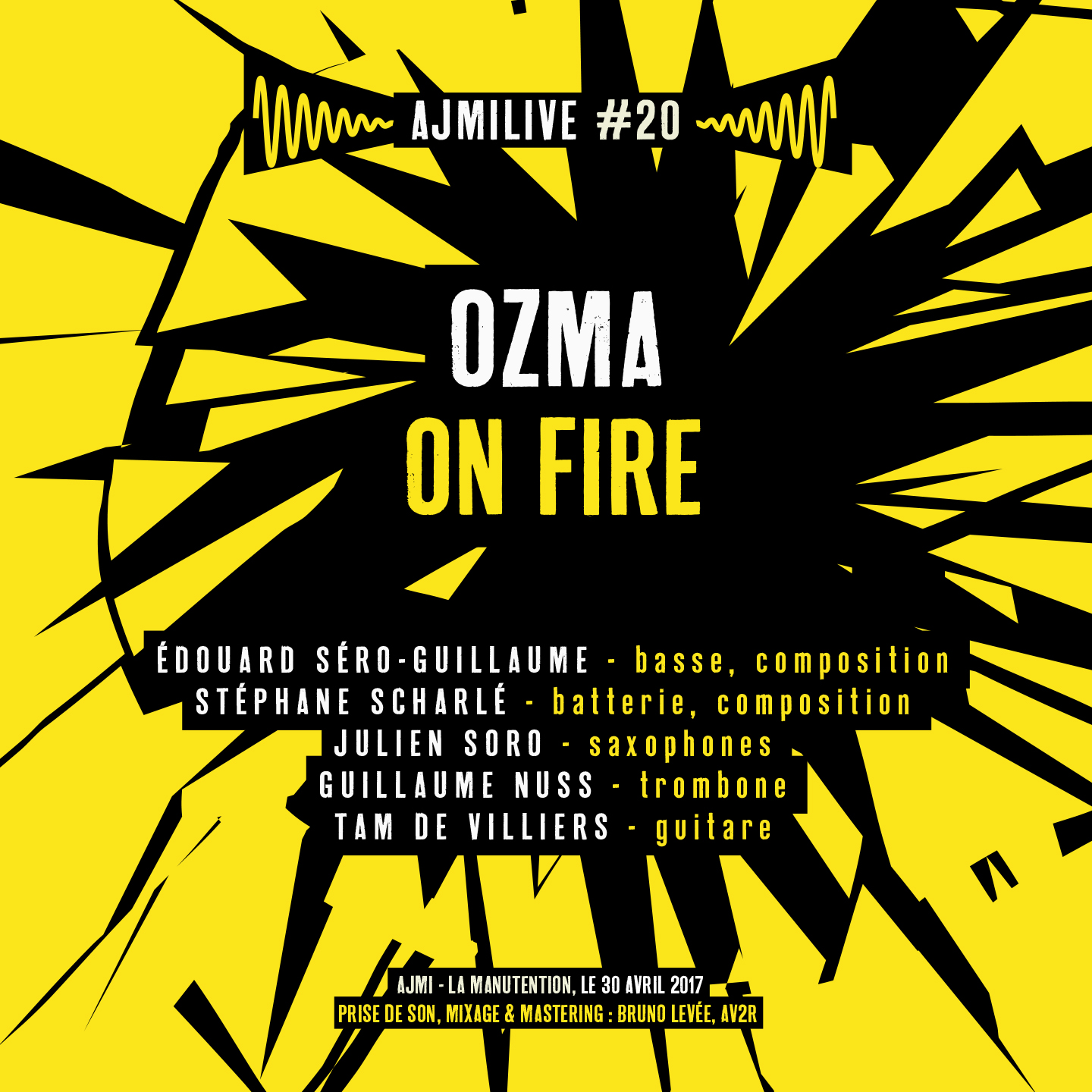Album “Ozma On Fire” (Live) 2017 by OZMA